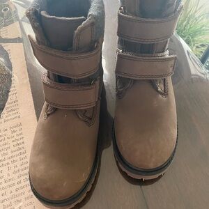 Kamik Kids' Tan Boots with Straps